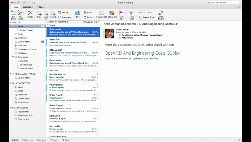 why use outlook for mac